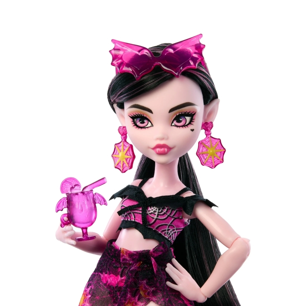 NEW!!!! Monster High Scare-adise Island Draculaura Fashion Doll with Swimsuit - Picture 3 of 5